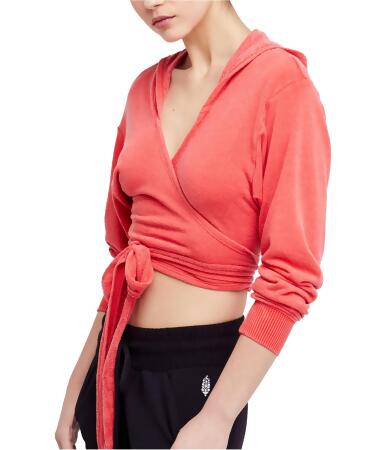 Wrap discount sweatshirt women's