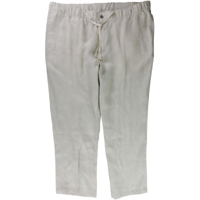 Tasso Elba Mens Linen Drawstring Casual Trouser Pants, Style # 61511B 