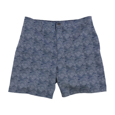 Calvin Klein Mens Wave Print Swim Bottom Board Shorts, Style # CB7V6Q25 