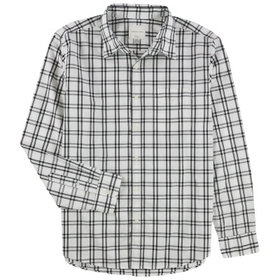 American Eagle Mens Plaid Button Up Shirt, Style # 015-0153-5293 