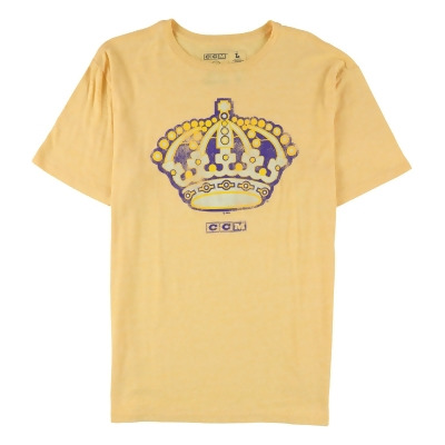 CCM Mens LA Kings Crown Logo Graphic T-Shirt, Style # B214A-11 