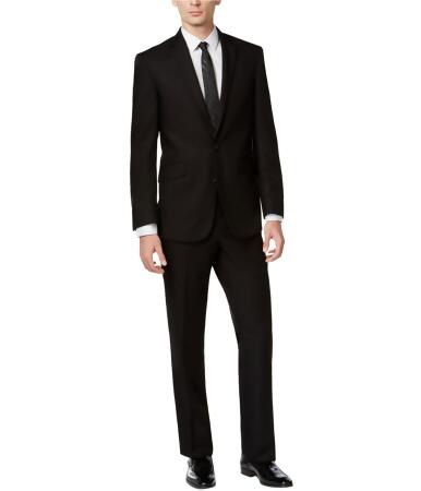 Kenneth Cole Mens Solid Two Button Formal Suit, Style # 20312011