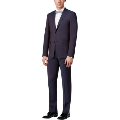 Calvin Klein Mens Extra Two Button Formal Suit, Style # MAEL25FY0694 