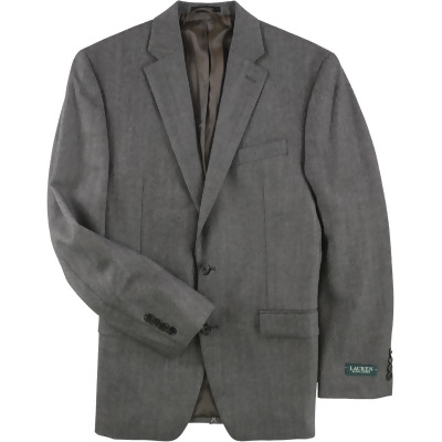 Ralph Lauren Mens Herringbone Two Button Blazer Jacket, Style # LALO12PX1128 