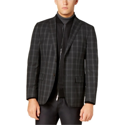 Ryan Seacrest Mens Windowpane Two Button Blazer Jacket, Style # RMEO1RMS0021 