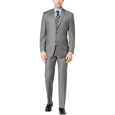 Andrew Marc Mens Glen Plaid Two Button Formal Suit, Style # CASS2MBV0265 