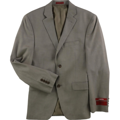 Alfani Mens Sharkskin Two Button Blazer Jacket, Style # TNSY1QHZ14 