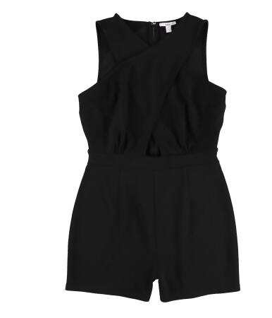 bar III Womens Cross Front Romper Jumpsuit, Style # 100094609 