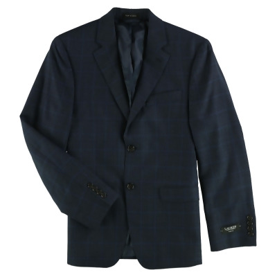 Ralph Lauren Mens Houndstooth Two Button Blazer Jacket, Style # LUBB12RX1340 