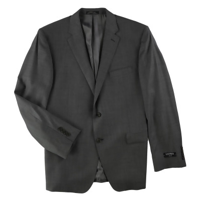 Ralph Lauren Mens Heathered Two Button Blazer Jacket, Style # 4900058756 