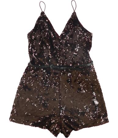 GUESS Womens Sequined Romper Jumpsuit, Style # W84D25R80O0 