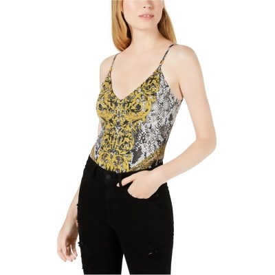 GUESS Womens Snake Print Bodysuit Jumpsuit, Style # W83P85R4JZ0 