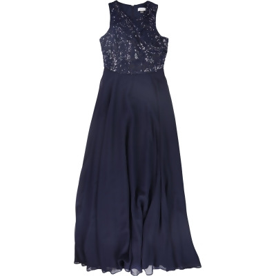 Calvin Klein Womens Sequin Gown Dress, Style # CD9B1P50-2 