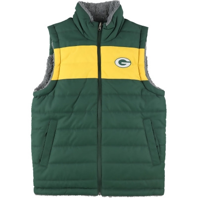 NFL Mens Packers Reversible Outerwear Vest, Style # LA0-646 