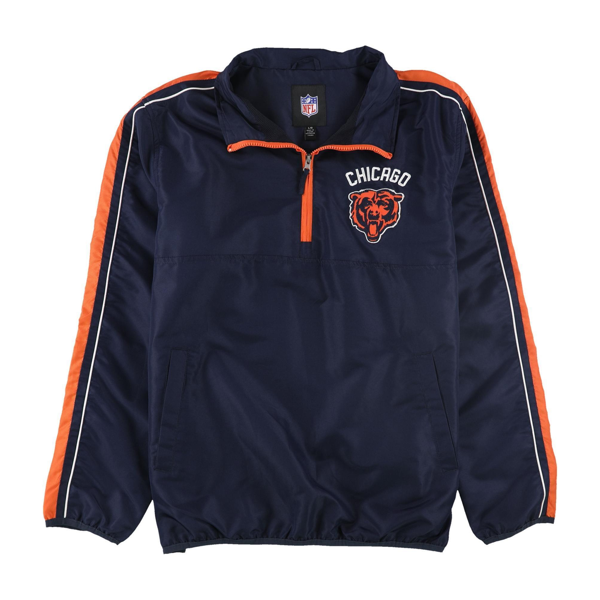 NFL Mens Chicago Bears Track Jacket Sweatshirt, Style # LA4-902-1