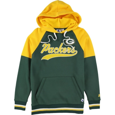 STARTER Womens Green Bay Packers Hoodie Sweatshirt, Style # 9S10Z859 
