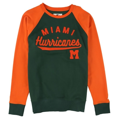 STARTER Mens Miami Hurricanes Sweatshirt, Style # 6S92Z581 