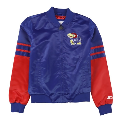 STARTER Womens Kansas Jayhawks Bomber Jacket, Style # NS92Z077 