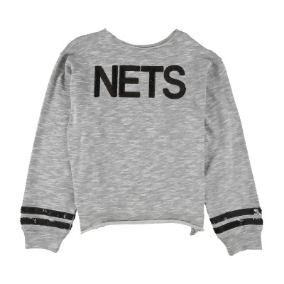 Touch Womens Brooklyn Nets Sequined Sweatshirt, Style # 6T23B896 