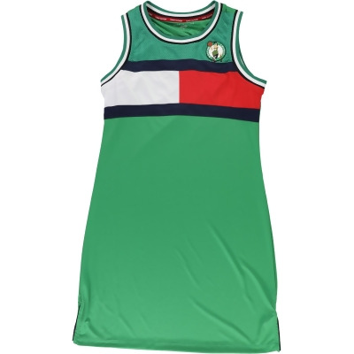 Tommy Hilfiger Womens Boston Celtics Jersey Tank Dress, Style # 6U13Z171 