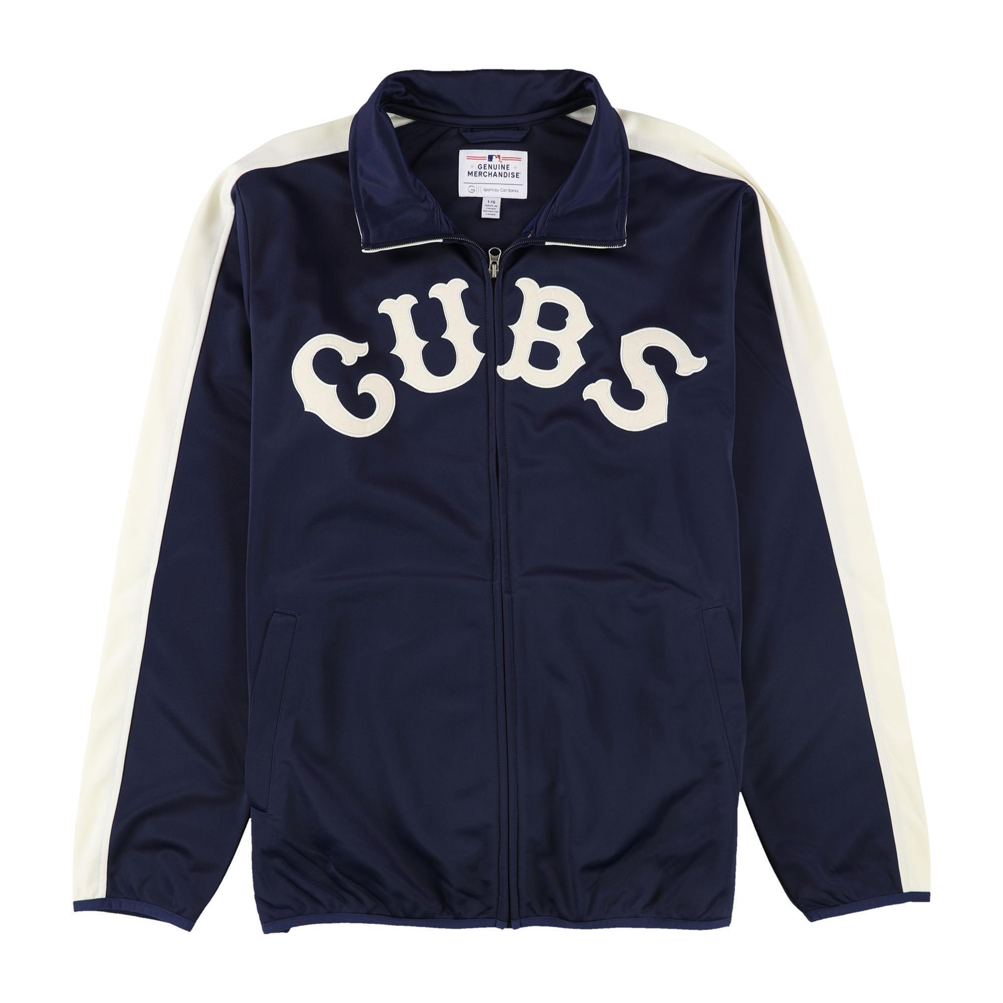 G-III Sports Mens Chicago Cubs Track Jacket, Style # LA15Z617