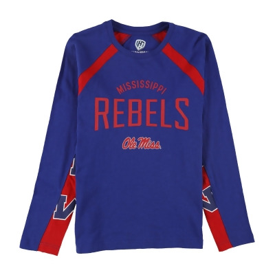 Hands High Boys Ole Miss Rebels Colorblock Graphic T-Shirt, Style # 6Y92Z549 