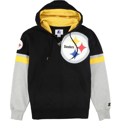 STARTER Mens Pittsburgh Steelers Hoodie Sweatshirt, Style # 6S20Z387 