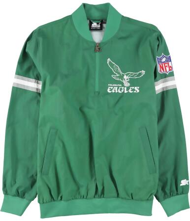 Vintage 90s Starter Philadelphia Eagles Pullover Jacket Mens 