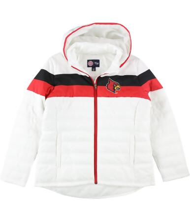 Louisville Womens Fleece Full Zip Jacket L Wordmark | Red | Small