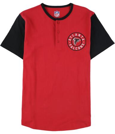 NFL Mens Atlanta Falcons Henley Shirt, Style # 6A8-875-1