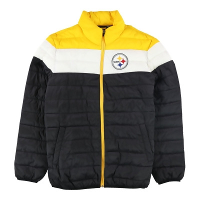 NFL Mens Pittsburgh Steelers Puffer Jacket, Style # LA9-019 