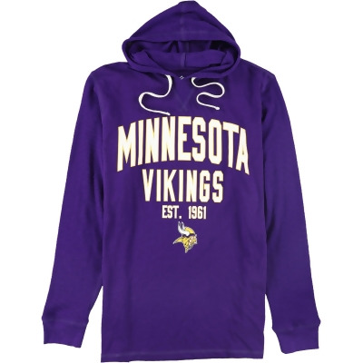 NFL Mens Minnesota Vikings Hooded Graphic T-Shirt, Style # 6A7-690 