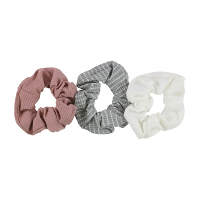 American Eagle Womens 3-Pack Ribbed Hair Scrunchie, Style # 048-0421-44729-D 