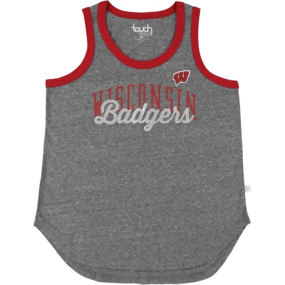 Touch Womens Wisconsin Badgers Tank Top, Style # 6T92Z433 