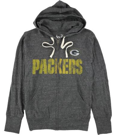 Women's Touch by Alyssa Milano Black Green Bay Packers All American Full-Zip Hoodie Size: Large