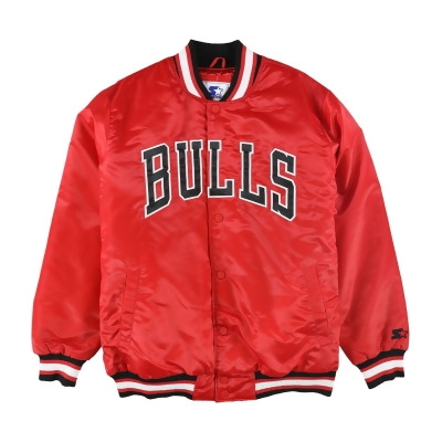 STARTER Mens Chicago Bulls Jacket, Style # LS8-680 