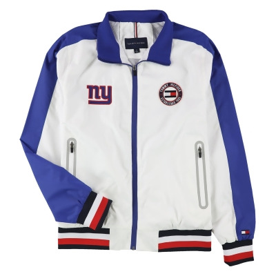 Tommy Hilfiger Mens New York Giants Windbreaker Jacket, Style # 6V00Z024 