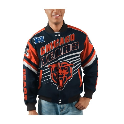 G-III Sports Mens Chicago Bears Varsity Jacket, Style # LA1-002 