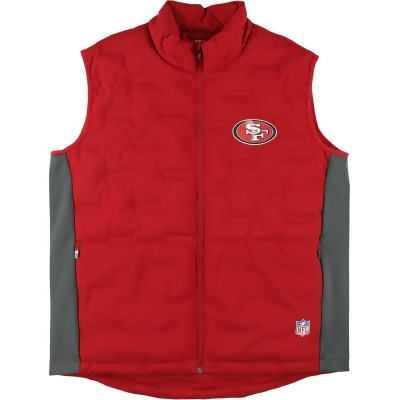 G-III Sports Mens San Francisco 49ers Outerwear Vest, Style # 6R10Z946 