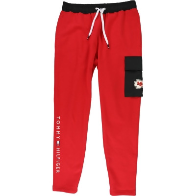 Tommy Hilfiger Mens Kansas City Chiefs Athletic Sweatpants, Style # 6V10Z966 