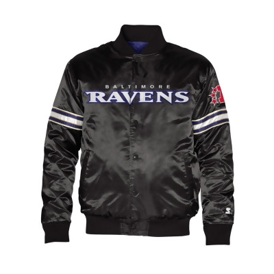 STARTER Mens Baltimore Ravens Varsity Jacket, Style # LAL00092 