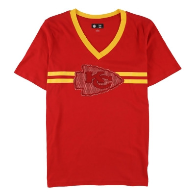 G-III Sports Womens Kansas City Chiefs Embellished T-Shirt, Style # 6J9-372-3 