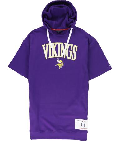 Minnesota Vikings Hoodie Medium Purple NFL Logo Graphic Pockets