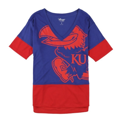 G-III Sports Womens Kansas Jayhawks Graphic T-Shirt, Style # 6J92Z260 