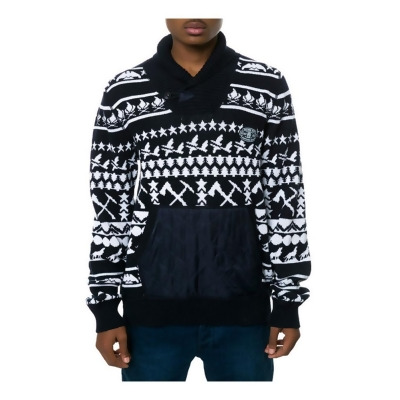 Born Fly Mens The Aviator Cardigan Sweater, Style # 1410S0897 