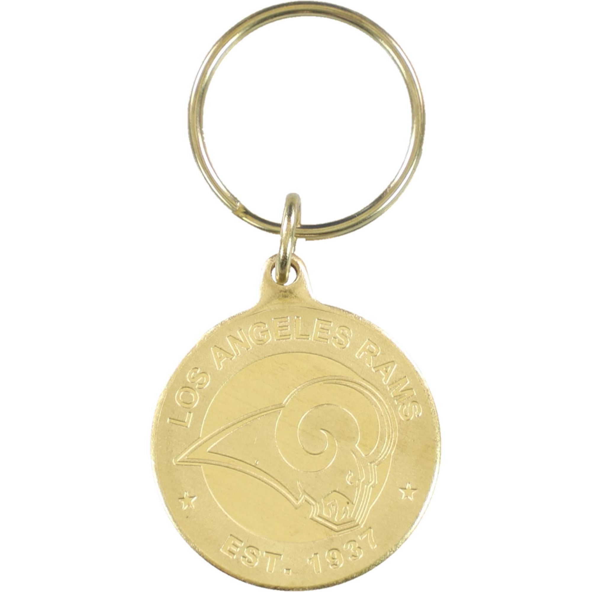 Highland Mint Unisex LA Rams Key Chain Souvenir, Style # 003966