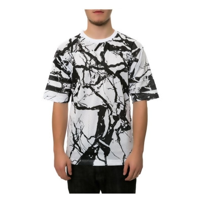 DOPE Mens The Carrara Football Jersey Graphic T-Shirt, Style # D0814-T424 