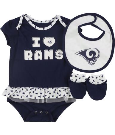 Newborn & Infant Navy Los Angeles Rams Bodysuit