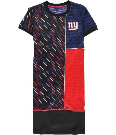 Tommy Hilfiger Womens New York Giants Jersey Shirt Dress, Style # 6U00Z032 