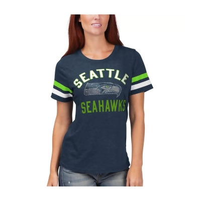 G-III Sports Womens Seattle Seahawks Embellished T-Shirt, Style # 6J9-228-9 